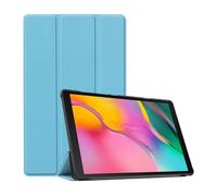 JiuRui Accessori, 3-fold Tablet Leather Protective Case Suitable for Samsung Galaxy Tab S9 Plus x810 12.4 inches 2023(Cielo blu)