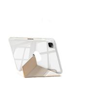 JiuRui Accessori, 3-Y-foldable Stand Protective Case with Pen Slot Suitable for iPad 10th-Gen 10.9/ 11th 11 inch 2025 universal(Beige)