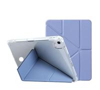 JiuRui Accessori, 3-Y-foldable Stand Protective Case with Pen Slot Suitable for iPad 10th-Gen 10.9/ 11th 11 inch 2025 universal(Lavender Purple)