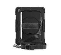 JiuRui Accessori, Anti Drop Silicone Shell with Shoulder Strap, Tablet Protective Case Suitable for iPad air 11 2025 model/air4/5/6-10.9 inches universal(Nero)