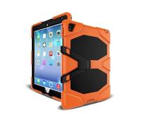 JiuRui Accessori, Anti-Drop TPU+Silicone Shell, Bracket Protective Case Suitable for iPad Air 11/air5/air4/10.9-inch universal(Orange)