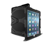 JiuRui Accessori, Anti-Drop TPU+Silicone Shell, Bracket Protective Case Suitable for Samsung Galaxy Tab A8 10.5 inch X200/X205 2022(Nero)