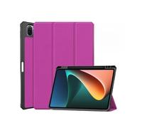 JiuRui Accessori, Custodia protettiva a tre ante con supporto for matita e cover interna in morbido TPU compatibile con Xiaomi Mi Pad 5 Pro 5G da 11 pollici 2021(Grigio,For Mi Pad 5)