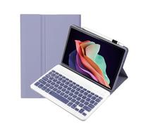 JiuRui Accessori, Custodia protettiva Per tablet con rivestimento in silicone staccabile della tastiera adatta Per Redmi Pad SE-11 pollici 2023/2025 universale(Lavender purple keyboard)