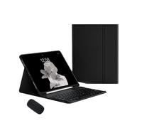 JiuRui Accessori, Detachable Keyboard with Pen Slot, Magnetic Leather Protective Case Suitable for iPad Pro 11 2022/2021 11-inch(Blue+keyboard+mouse)