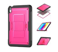 JiuRui Accessori, Honeycomb Large Bracket, Protective Shell Cover Suitable for iPad Air 11 M3 A3266(2025)/ Air11 M2 A2902 (2024)(Rose Red)