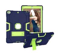 JiuRui Accessori, Silicone Anti Drop Shell, Protective Cover Suitable for iPad Air 11 2025/air4/5/6-10.9 inch universal(Dark Blue+Yellow Green)