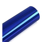 JiuRui Adesivi Fai da Te 100 * 30CM Fai da Te Wrapping sonore Vetture Decal Moto Truck Car Styling Accessori Chrome Specchio della Pellicola del Vinile Foil Sticker Car (Color Name : Deep Blue)