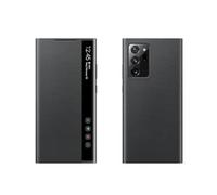 JiuRui Custodie e Cover Custodia con funzione Smart Chip e funzione Sleep/Awake, con funzione di risposta senza ribaltamento, Per Samsung Galaxy Note 20 Ultra/Note 20(Nero,NOTE 20 ULTRA)