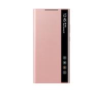 JiuRui Custodie e Cover Custodia protettiva originale in pelle con specchio LED S-View Per Samsung Galaxy Note 20 Ultra(Rose gold,Note 20 Ultra)