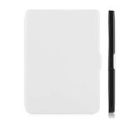 JiuRui Custodie e Cover, Custodia ultra sottile in pelle PU, custodia protettiva for eBook compatibile con Kobo Clara Clear HD da 6 pollici(Blanc)