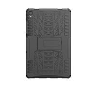 JiuRui Custodie e Cover, Full Body Tablet Cover Armor TPU+PC Stand Case compatible with Lenovo Tab P11 TB-J606F 11 inch(Nero)