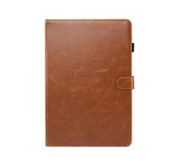 JiuRui Custodie e Cover, PU Leather Case Sleep/Week Stand Flip Back Cover compatible with Samsung Galaxy Tab A7 10.4 2020 T500 T505(Light Brown)