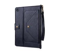 JiuRui Custodie e Cover, Shoulder Strap Envelope Multi-function Handheld Leather Case compatible with Lenovo Tab M10 Plus 10.1/10.3 inch/Xiaoxin Pad 11 J606F(Blu scuro,Tab M10 10.1 HD 2020 X306X)