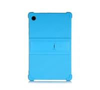 JiuRui Custodie e Cover, Soft Silicone+ PC Case, Shockproof Stand Holder Cover compatible with Lenovo Tab M10 /Plus/Pro 10.3 P11 Pro(Cielo blu,M10 Plus)