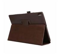 JiuRui Custodie e Cover, Tablet PU Leather Case Auto Wake-up/Sleep Stand Cover compatible with Lenovo Tab M10 Plus FHD X606/2nd Gen TB-X306X x306f(Marrone,M10 10.1 TAB-X605)