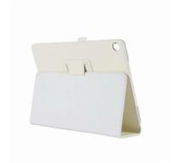 JiuRui Custodie e Cover, Tablet PU Leather Case Auto Wake-up/Sleep Stand Cover compatible with Lenovo Tab M10 Plus FHD X606/2nd Gen TB-X306X x306f(Blanc,P10 10.1 TAB X705)