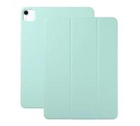JiuRui Custodie e Cover, Tri-Folding Flip Leather Case, Pen Slot Double-sided Clip Magnetic Protective Cover compatible with iPad Pro 12.9 inch/Pro 11 inch 2020(Matcha Green,Pro 11 inch)