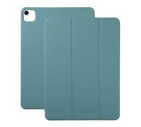 JiuRui Custodie e Cover, Tri-Folding Flip Leather Case, Pen Slot Double-sided Clip Magnetic Protective Cover compatible with iPad Pro 12.9 inch/Pro 11 inch 2020(Pine Green,Pro 11 inch)