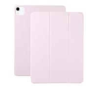 JiuRui Custodie e Cover, Tri-Folding Flip Leather Case, Pen Slot Double-sided Clip Magnetic Protective Cover compatible with iPad Pro 12.9 inch/Pro 11 inch 2020(Cherry Pink,Pro 11 inch)