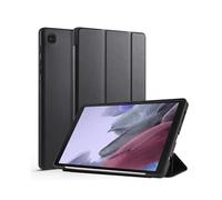 JiuRui Custodie e Cover, Trifold Flip Tablet Cover Soft TPU Inner Shell compatible with Samsung Galaxy Tab A7 SM-T500 T505 / Lite 2021 SM-T220 T225(Nero,Tab A7 10.4 2020)