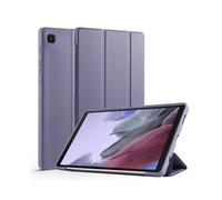 JiuRui Custodie e Cover, Trifold Flip Tablet Cover Soft TPU Inner Shell compatible with Samsung Galaxy Tab A7 SM-T500 T505 / Lite 2021 SM-T220 T225(Grigio,Tab A7 Lite 8.7 2021)