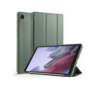 JiuRui Custodie e Cover, Trifold Flip Tablet Cover Soft TPU Inner Shell compatible with Samsung Galaxy Tab A7 SM-T500 T505 / Lite 2021 SM-T220 T225(Dark green,Tab A7 10.4 2020)