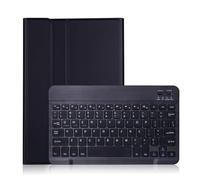 JiuRui tablet Accessori, Per Galaxy Tab A7 Lite 8.7 SM-T220 / SM-T225, Custodia protettiva in pelle con tastiera Bluetooth a retroilluminazione Per Galaxy Tab A7 Lite 8.7(Nero)