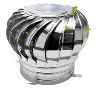 JIURUOZ Comignoli girevoli, Comignolo Girevole per Camini Ventilatore da Tetto Robusto, Antivento Rotazione del Vent velocità Elevata(150mm(5.9in))