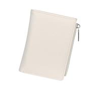 Jiusely Portafoglio portamonete da donna, piccolo portamonete in pelle con cerniera, portamonete da donna, compatto portafoglio bifold da donna, porta carte di credito con slot per schede multiple,