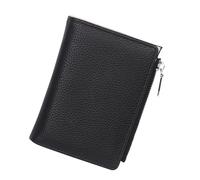 Jiusely Portafoglio portamonete da donna, piccolo portamonete in pelle con cerniera, portamonete da donna, compatto portafoglio bifold da donna, porta carte di credito con slot per schede multiple,
