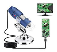 Jiusion 2K HD 2560x1440P Microscopio Digitale USB Per Cellulare E Tablet Android Windows Mac Linux, Fotocamera Portatile Con Ingrandimento Da 40X a 1000X Mini Endoscopio