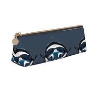 JIUTY Astuccio per la scuola, con orca killer whale, astuccio piccolo con cerniera per matite, penne, pennarelli, trucchi, monete, bianco, Taglia unica, Organizer per borse