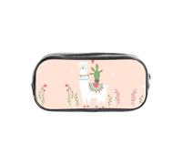 JIUTY Simpatico astuccio per penne con lama disegnato a mano, elegante, trasparente, con cerniera liscia, borsa multiuso per cancelleria per scuola e ufficio