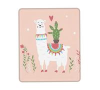 JIUTY Simpatico tappetino per mouse con lama disegnato a mano con bordo cucito base in gomma antiscivolo lavabile tappetini per computer portatili