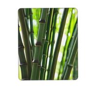 JIUTY Tappetino per mouse in bambù primaverile con bordo cucito, base in gomma antiscivolo, lavabile, per computer portatili