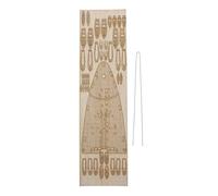 Jiuvaso 1/350 Kit Ponte in Legno Moo Roma Italiana con Catena in Metallo