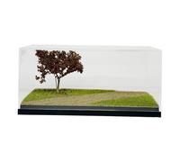 Jiuvaso 1/64 Modellino di Auto con Ruote pressofuse, scenari, vetrina, Protezione, Decorazione da Tavolo, Scatola di immagazzinaggio per Auto Giocattolo da