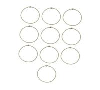 Jiuvaso 10 Pezzi di Corda Elastica per Trampolino, Accessori per Trampolino, Cinghie di Fissaggio da 8 mm, Corda Elastica di Ricambio per Trampolino Fitness, Bianco