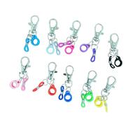 Jiuvaso 10 pezzi Portapenne per cordino Accessori versatili per porta Anello in silicone anti- per insegnante Convertitore per penna compatto