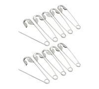 Jiuvaso 10 Spille di Sicurezza da 14 cm, Resistenti, Multiuso, antiruggine, Grandi, pratiche per Il Fissaggio, la Riparazione, la casa, Il Cucito, L'Arte