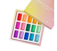 Jiuvaso 30 Cubi in Acrilico Arcobaleno da Costruire, Giocattolo Impilabile per Bambini, Gioco di Cubi Impilabili, Allenamento Sensoriale per L'educazione, 15 Pezzi