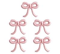 Jiuvaso 5 pezzi di palloncini di patto decorazioni per feste di compleanno di compleanno versatili palloncini in alluminio in alluminio per l'anniversario dei, Rosa