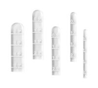 Jiuvaso 5 righelli per archi in argilla, set di strumenti di misurazione per ceramica, strumenti per argilla polimerica, righelli in acrilico con