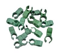 Jiuvaso 50x Morsetti per connettori a Traliccio per Piante, Giunti di Collegamento per Piante, Morsetti per connettori a palo per sostenere Il Giardino, 20mm