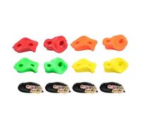 Jiuvaso 8 Pezzi di Arrampicata su Parete rocciosa con, Set di Giocattoli per Bambini, 4 Cinghie a Cricchetto