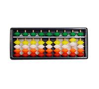 Jiuvaso Abaco con Perline Colorate, Calcolatore per Bambini, Strumento di Conteggio, Giocattolo Educativo per L'apprendimento, Sussidi per L'aritmetic, 9 cifre