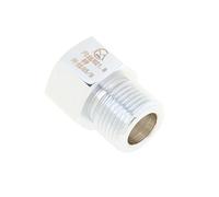 Jiuvaso Adattatore per Bombola in Acciaio Inossidabile, Connettore di Conversione per Regolatore di CO2 per Acquario, Argento, W21.8 a G5 / 8