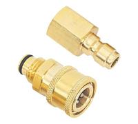 Jiuvaso Adattatore per idropulitrice Raccordo per idropulitrice Ricambio per Raccordo a innesto rapido ad Alte Prestazioni e a Prova di perdite