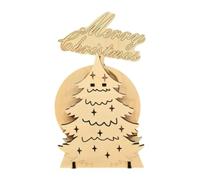 Jiuvaso Albero di Natale in Legno Decorativo per Feste, Decorazioni per la casa, Matrimoni, Ufficio, Tavolo, Scultura, centrotavola Creativo, Lettera